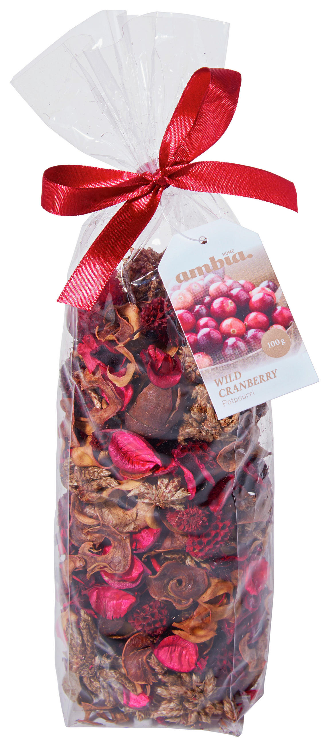 POTPOURRI Cranberry   - Bordeaux/Rot, Basics, Naturmaterialien (7,5/27/5cm) - Ambia Home