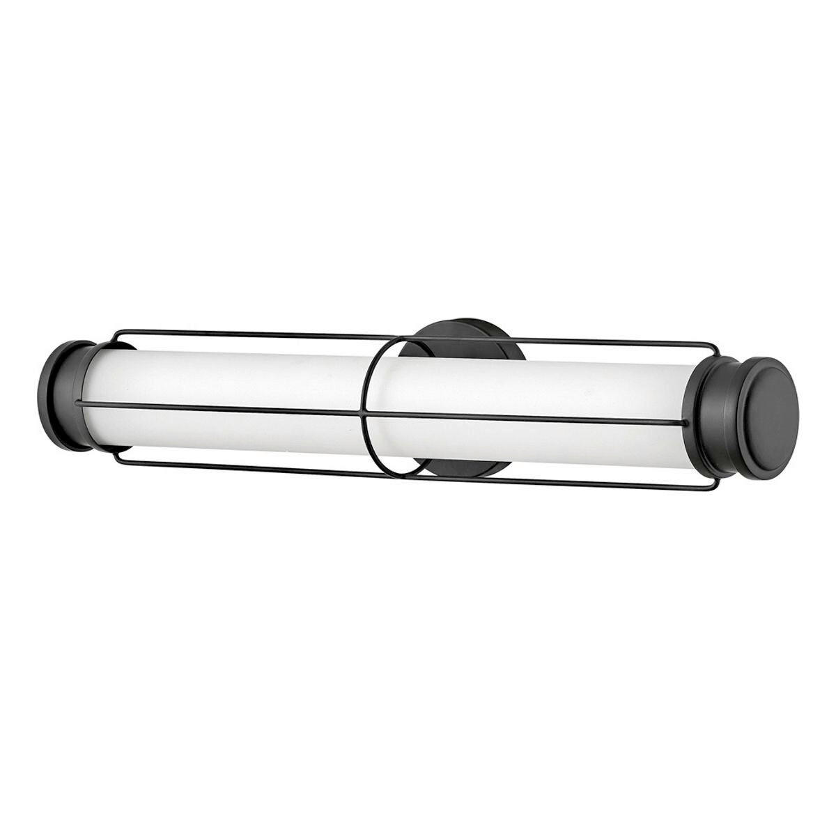 LED-WANDLEUCHTE Hinkley 11,4/61/13 cm  - Schwarz, Design, Glas/Metall (11,4/61/13cm) - Elstead Lighting
