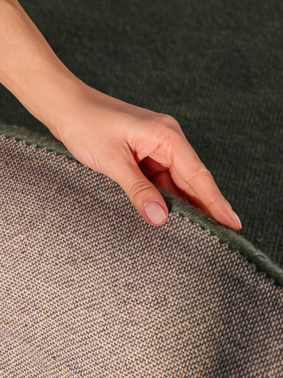 WOLLTEPPICH 200 cm Dunkelgrün rund  - Dunkelgrün, KONVENTIONELL, Textil (200cm) - Villeroy & Boch