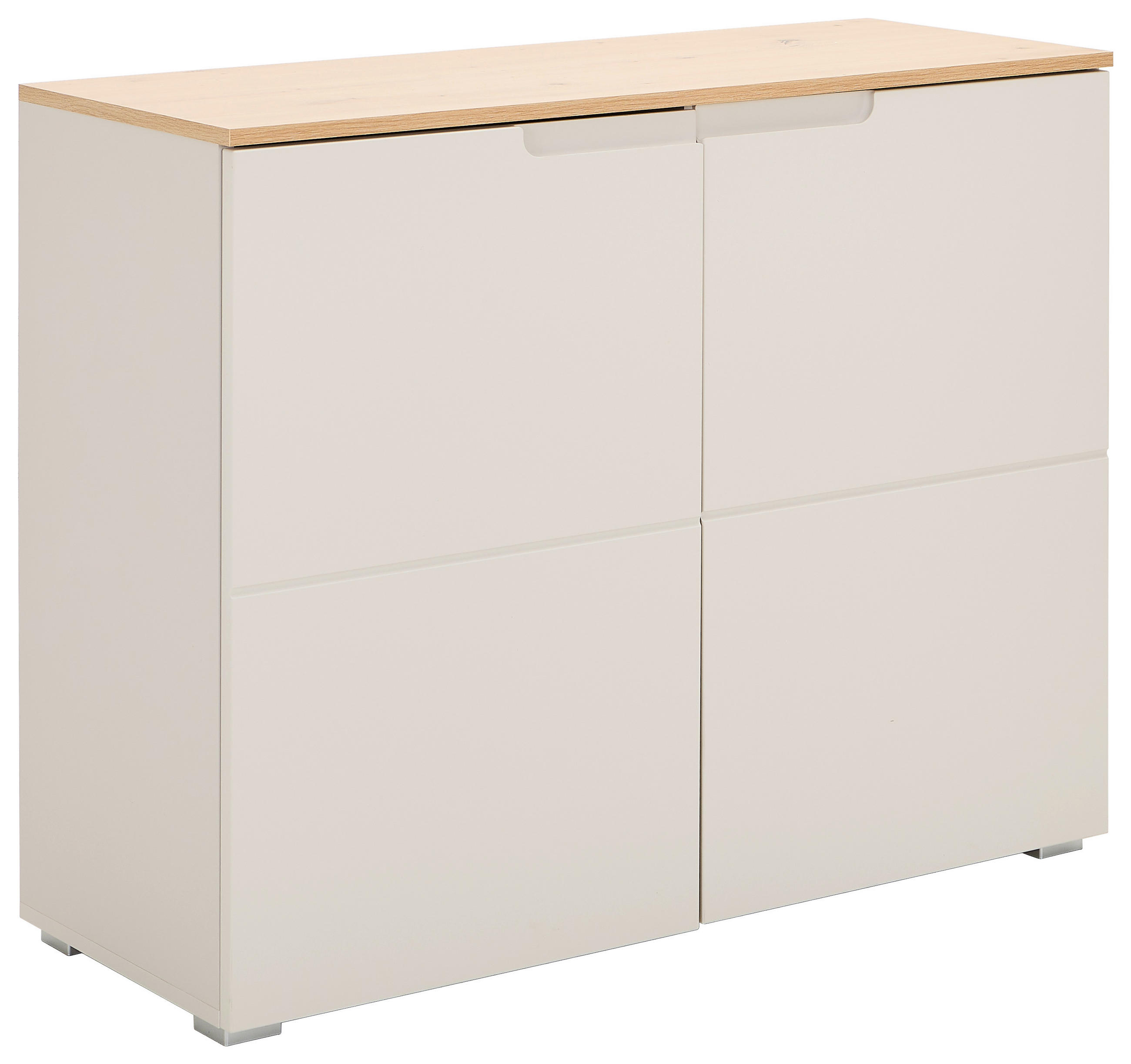 Mid.you Kommode Swim Kaschmir, Eiche Artisan 100x80x40 cm