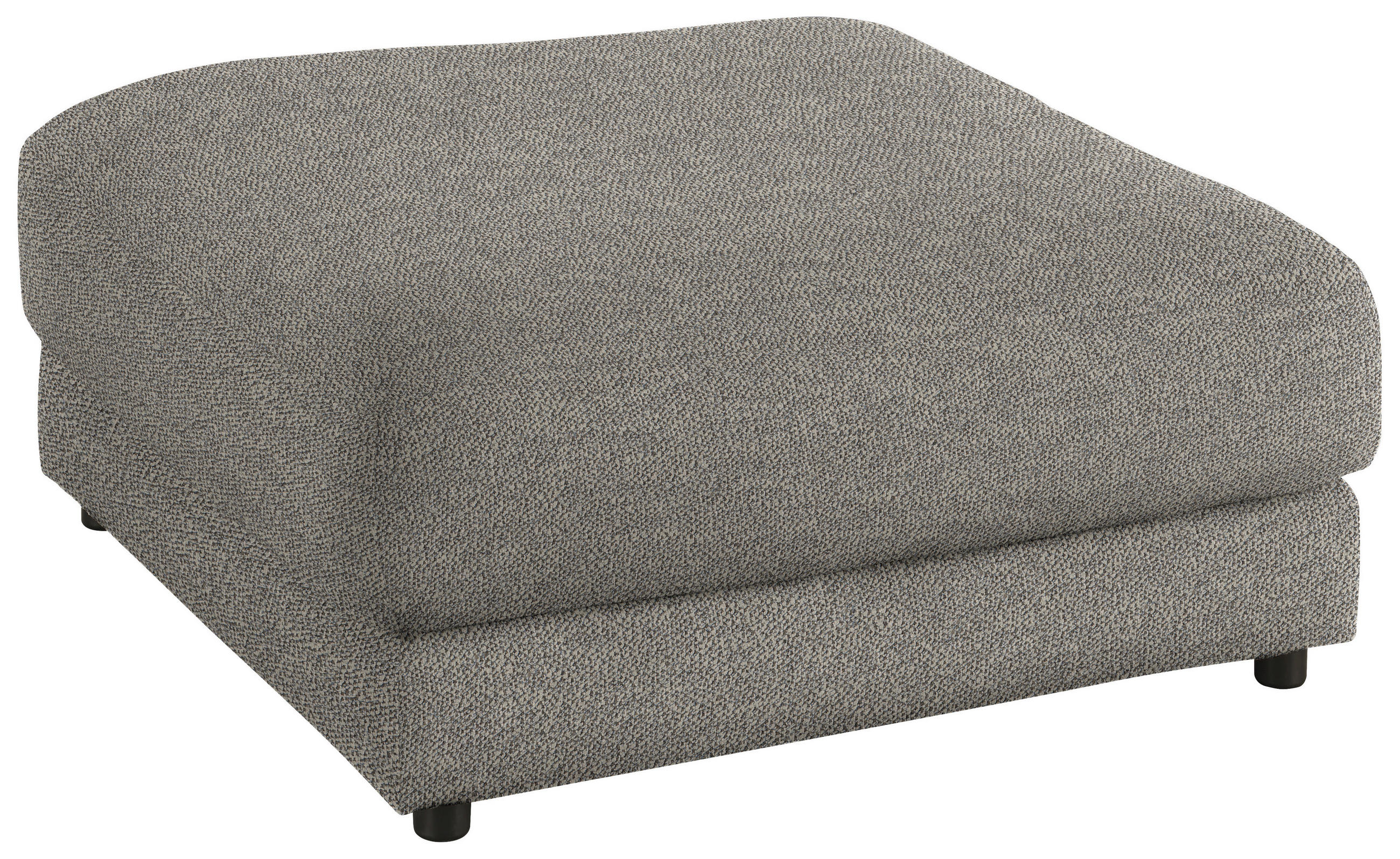 HOCKER in Textil Graubraun  - Graubraun/Schwarz, Design, Kunststoff/Textil (100/86/100cm) - Lomoco