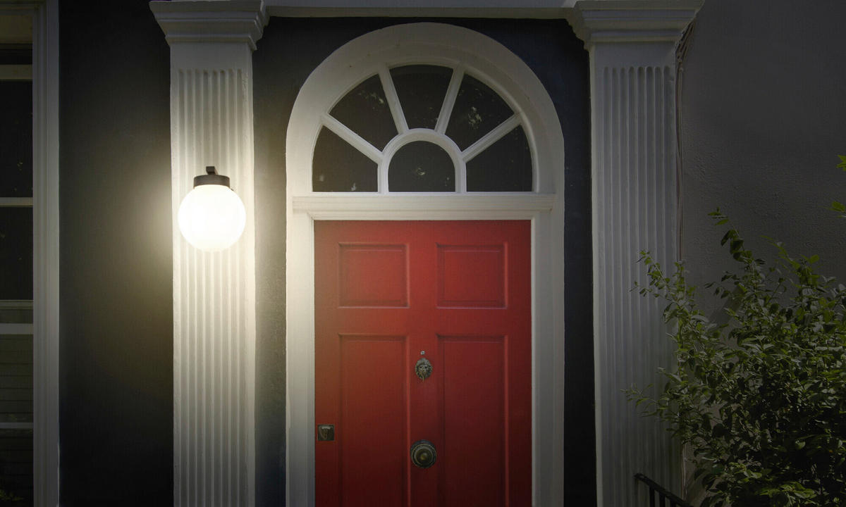 AUßENLEUCHTE 20/27/25 cm   - Dunkelgrau, Basics, Kunststoff/Metall (20/27/25cm) - Osram