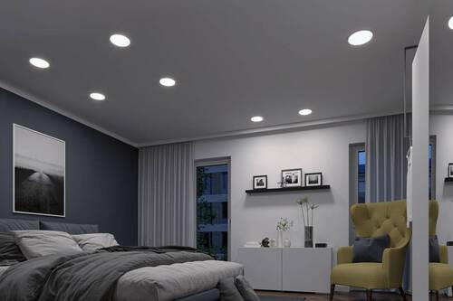LED-PANEEL 17,5 cm   - Weiß, Design, Kunststoff (17,5cm) - Paulmann