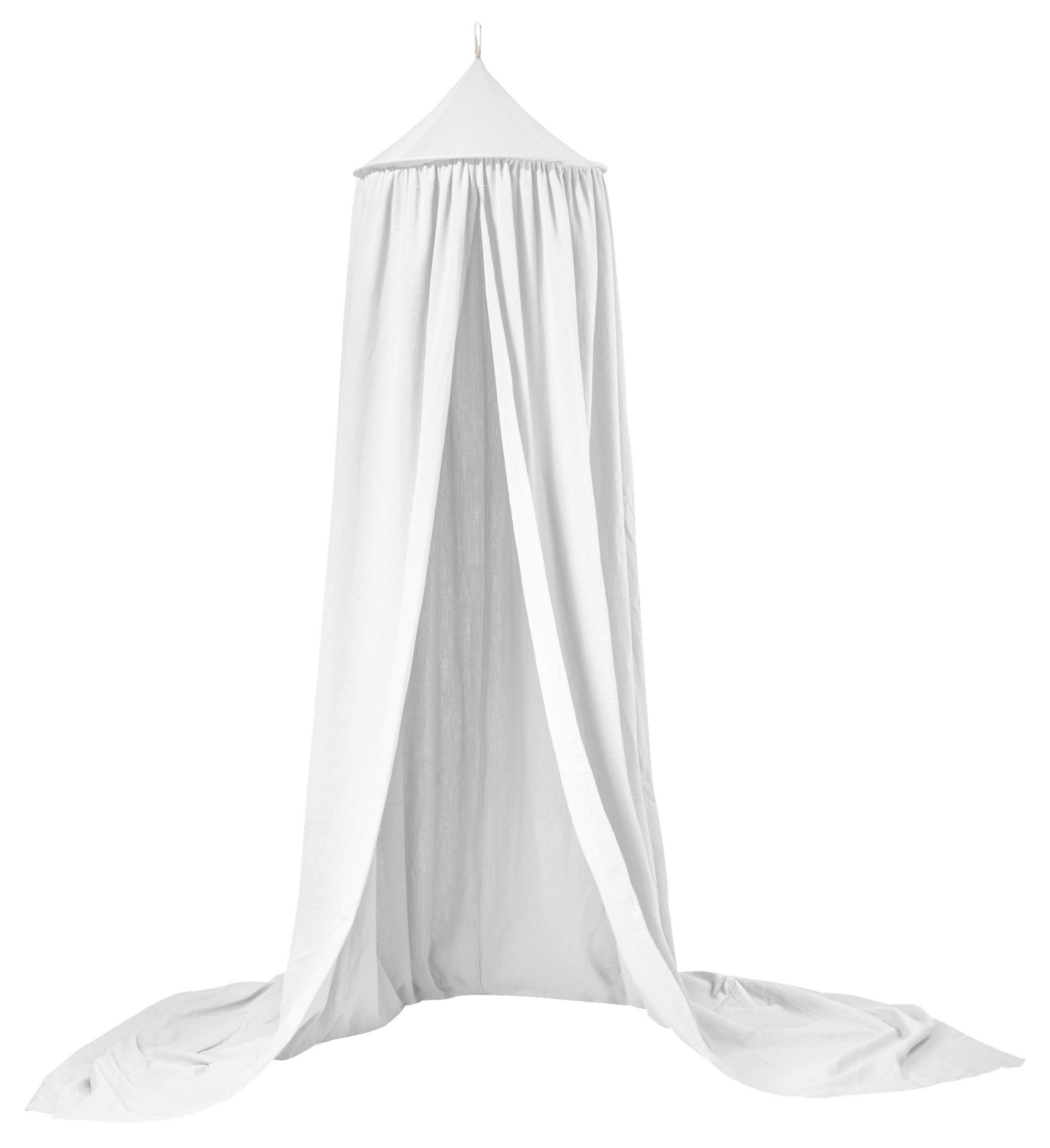 BALDACHIN MUSSELIN  - Weiß, Basics, Textil (285/250cm) - Avelia