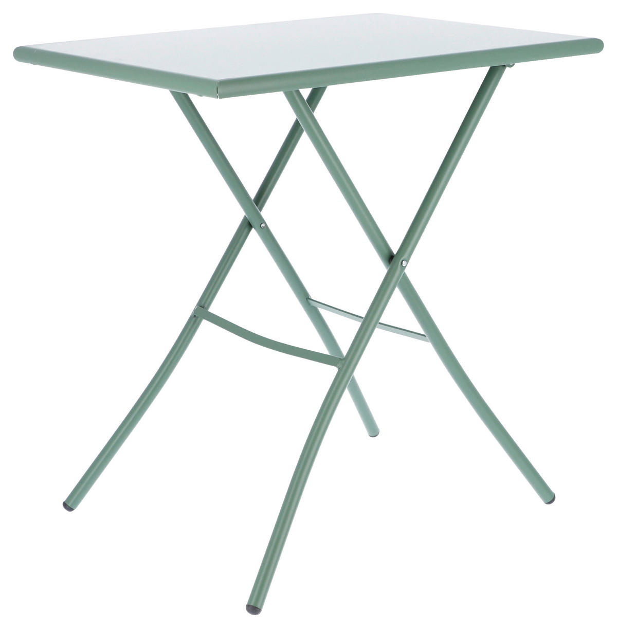 GARTENKLAPPTISCH 70/50/73 cm Metall rechteckig  - Salbeigrün, KONVENTIONELL, Metall (70/50/73cm) - FIAM