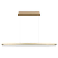 LED-HÄNGELEUCHTE 100/12/150 cm    - Klar/Messingfarben, Design, Glas/Metall (100/12/150cm) - Globo
