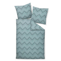 BETTWÄSCHE 3-teilig Makosatin 200/220 cm  - Salbeigrün, Design, Textil (200/220cm) - Janine