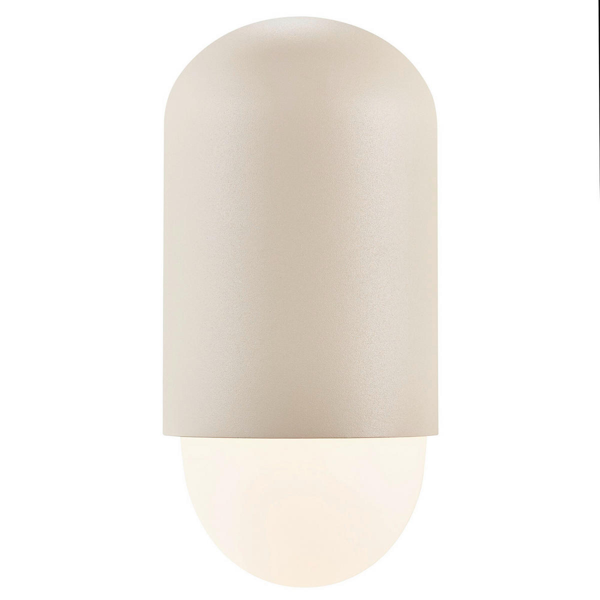 WANDLEUCHTE Heka 10.6/21.6 cm  - Sandfarben, Design, Metall (10.6/21.6cm) - Nordlux