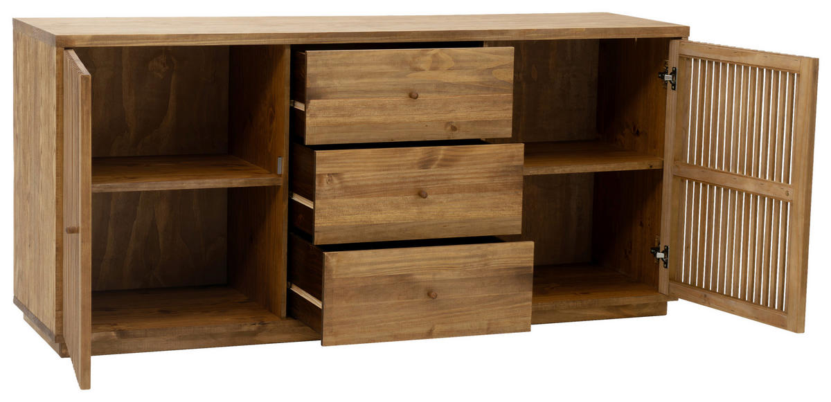 SIDEBOARD  in 182/84/50 cm  - Eichefarben, MODERN, Holz/Holzwerkstoff (182/84/50cm) - MID.YOU