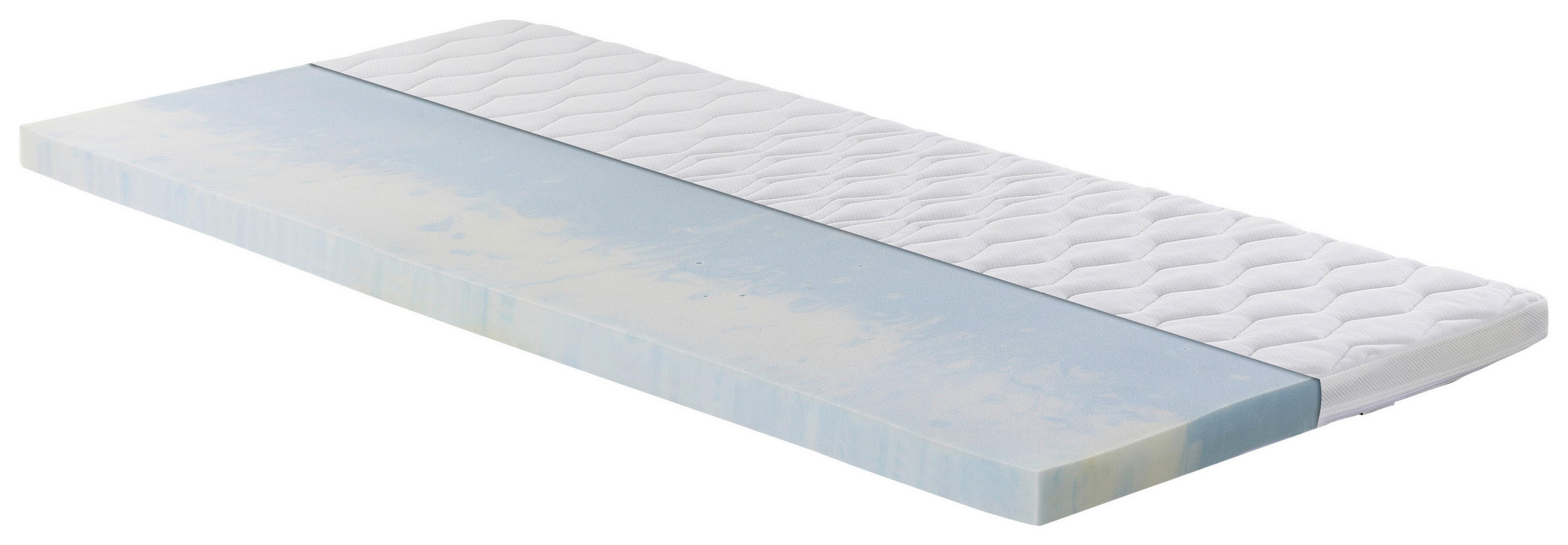 Topper Luxus Gel 90x200 cm Gelschaumkern