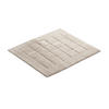 BADEMATTE 55/65 cm Hellgrau  - Hellgrau, Basics, Kunststoff/Textil (55/65cm) - Vossen