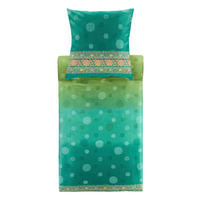 DUVETBEZUG Satin 160/210 cm  - Mintgrün, Design, Textil (160/210cm) - Bassetti