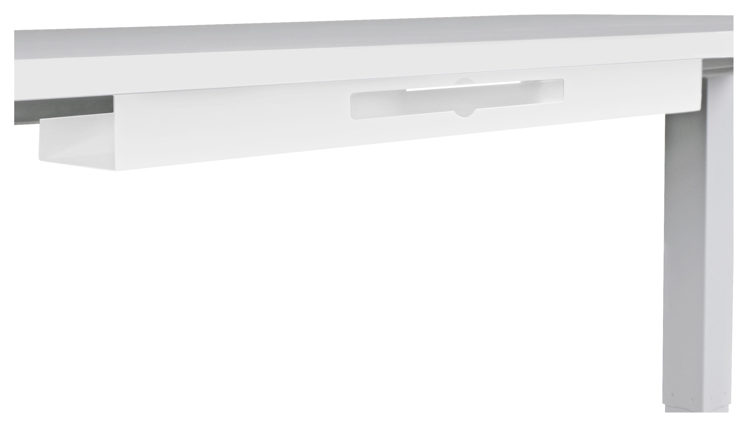 KABELKANAL 80/13/7 cm  in Weiss  - Weiss, Basics, Metall (80/13/7cm) - MID.YOU