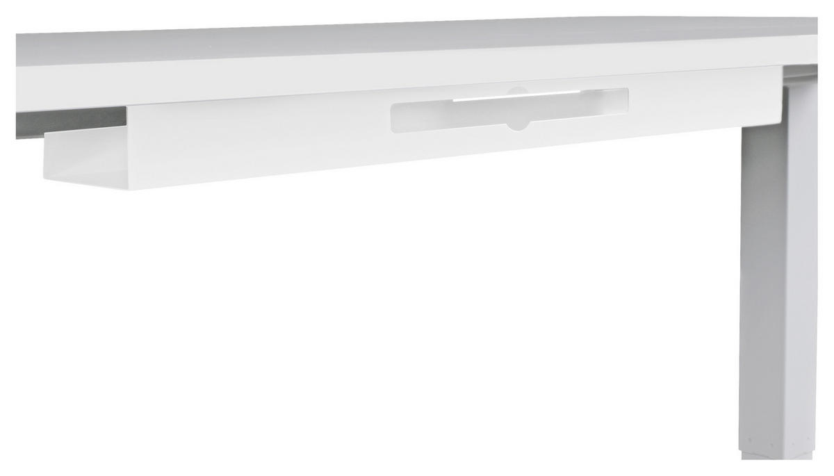 KABELKANAL 80/13/7 cm  in Weiss  - Weiss, Basics, Metall (80/13/7cm) - MID.YOU