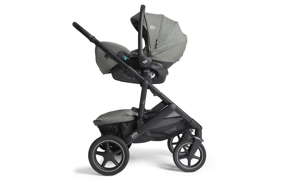KINDERWAGENSET Signature 2025  - Schwarz/Olivgrün, Basics, Metall (65/109/97cm) - JOIE SIGNATURE