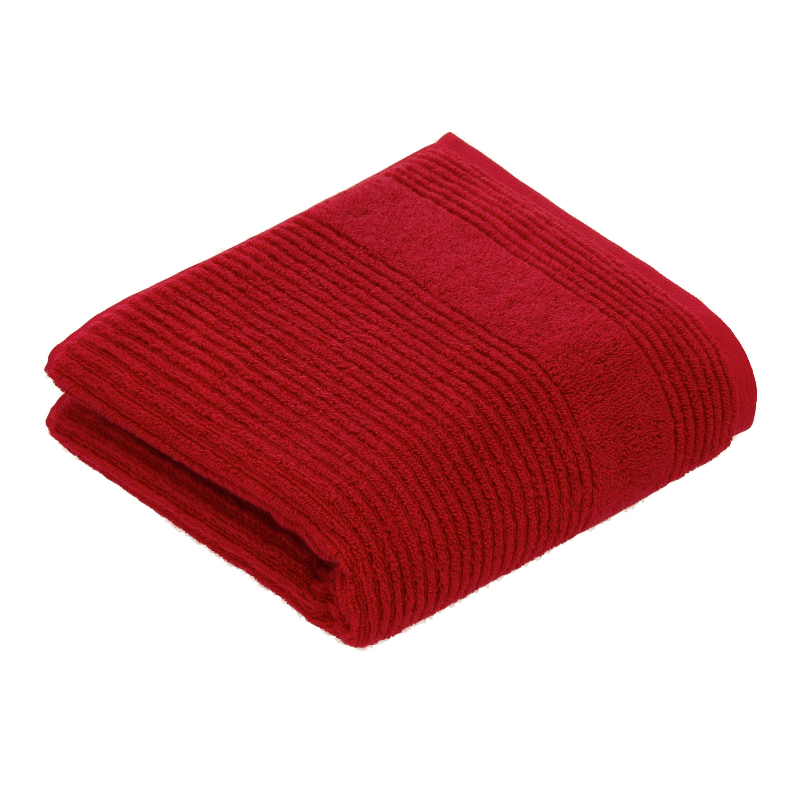 HANDTUCH 50/100 cm Tomorrow Rot  - Rot, Basics, Textil (50/100cm) - Vossen