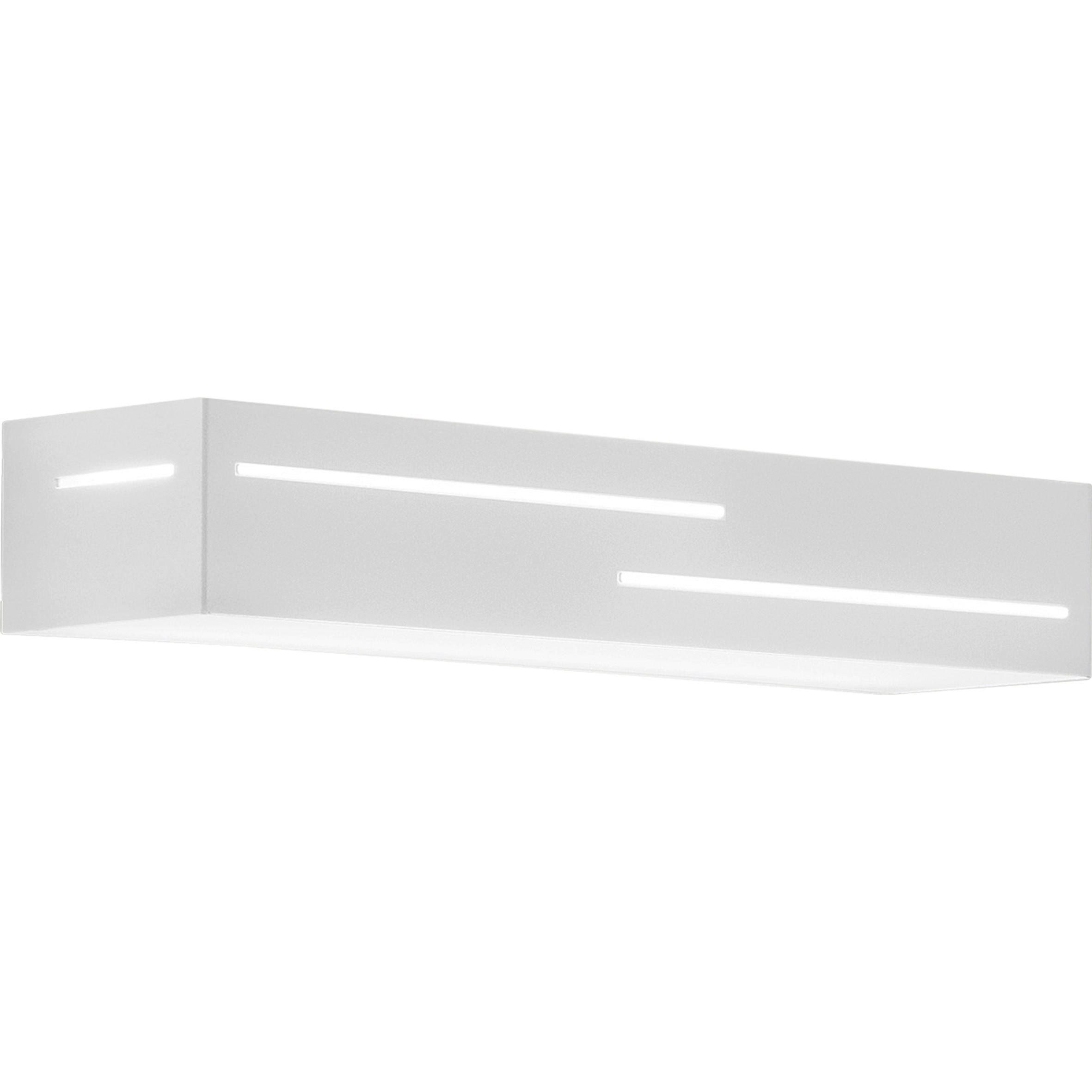 LED-WANDLEUCHTE Banny 31/7/5 cm   - Weiß, Basics, Kunststoff/Metall (31/7/5cm) - Fabas Luce