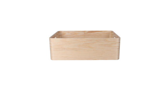 REGALKORB 36/25/11,5 cm   - Naturfarben, Trend, Holz (36/25/11,5cm) - Ambia Home