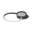 LED-DECKENLEUCHTE 55/45/7,5 cm    - Schwarz, LIFESTYLE, Kunststoff/Metall (55/45/7,5cm) - Novel