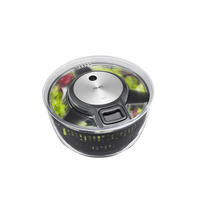 SALATSCHLEUDER  - Silberfarben/Schwarz, Basics, Kunststoff/Metall (27/15cm) - Gefu