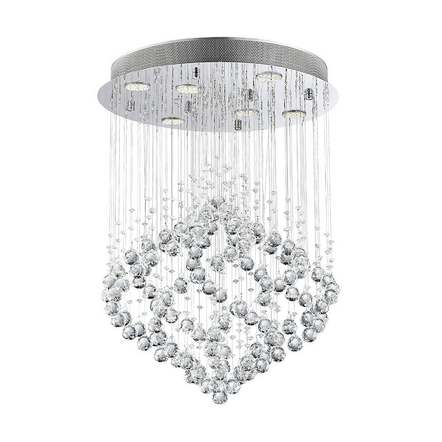Plafonieră   48 cm   - culoare inox, Basics, metal (48cm)