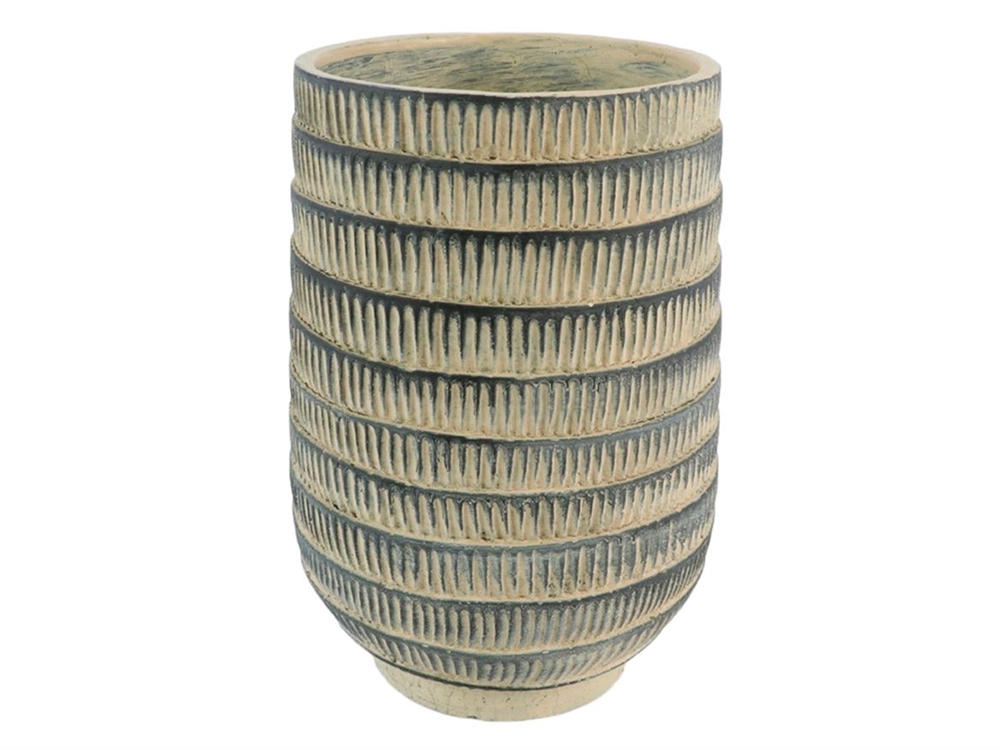 VASE 25 cm  - Beige, Trend, Keramik (17cm)