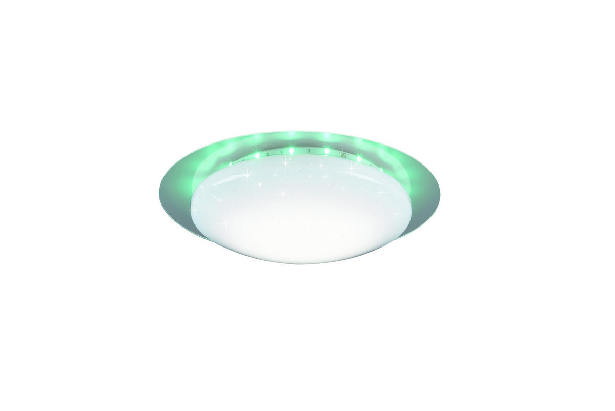 LED-DECKENLEUCHTE  35/8,7 cm    - Klar/Weiss, Basics, Kunststoff (35/8,7cm)