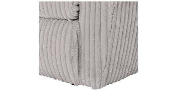 SCHLAFSOFA Cord, Plüsch Grau - Schwarz/Grau, MODERN, Kunststoff/Textil (240/90/120cm) - Carryhome