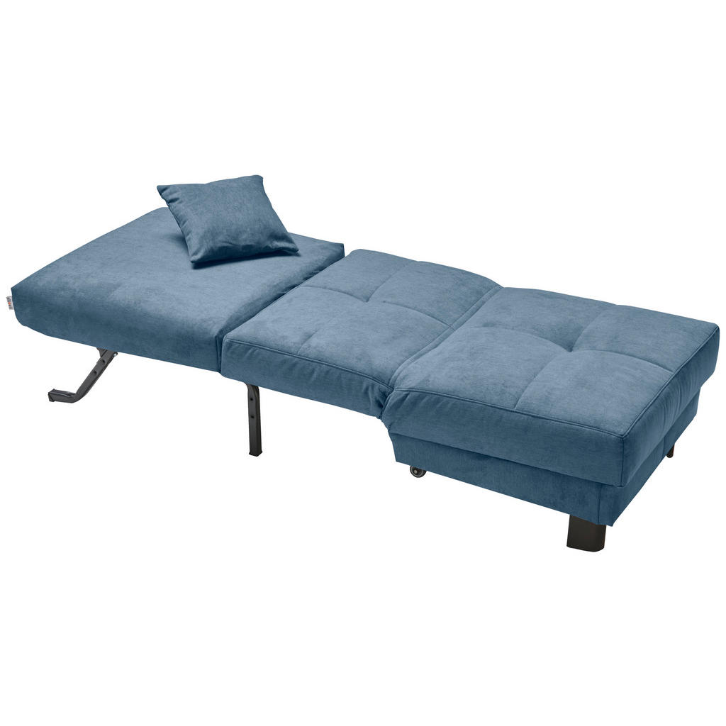 Thumbnail - Carryhome Schlafsessel, Blau, Textil, 85x85x100 cm, Made in Germany, Liegefunktion, Wohnzimmer, Sessel, Schlafsessel
