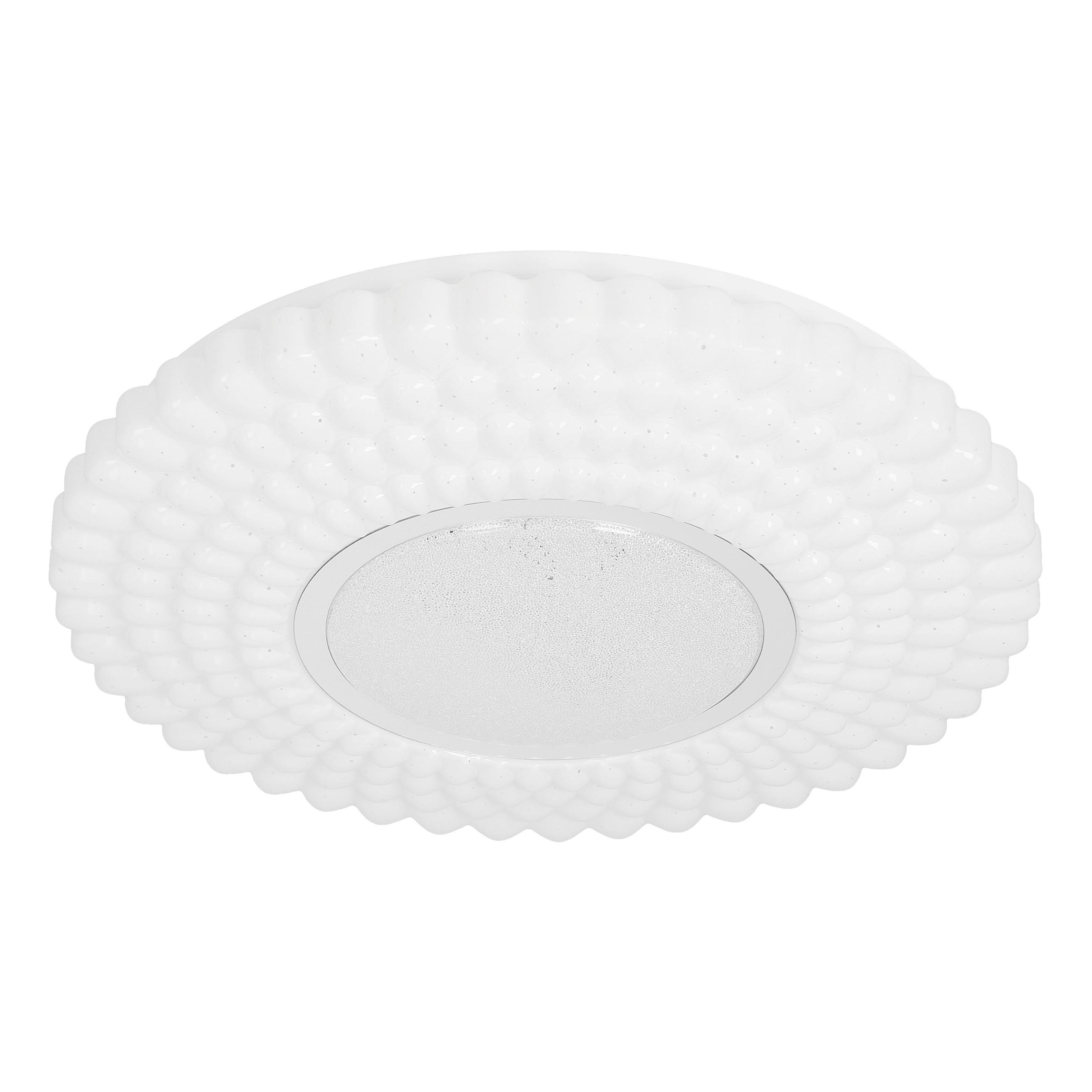STROPNA LED-SVETILKA  Uran  1850 lm 4000 K   - barve kroma/bela, Konvencionalno, kovina/umetna masa (38/38/7cm)