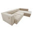 WOHNLANDSCHAFT - Creme/Schwarz, MODERN, Kunststoff/Textil (304/194cm) - DIETER KNOLL