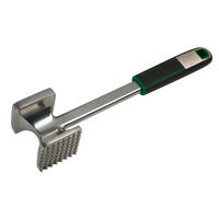 FLEISCHKLOPFER Bonn  - Edelstahlfarben/Grau, Design, Kunststoff/Metall (26cm) - Chefkoch+Fackelmann