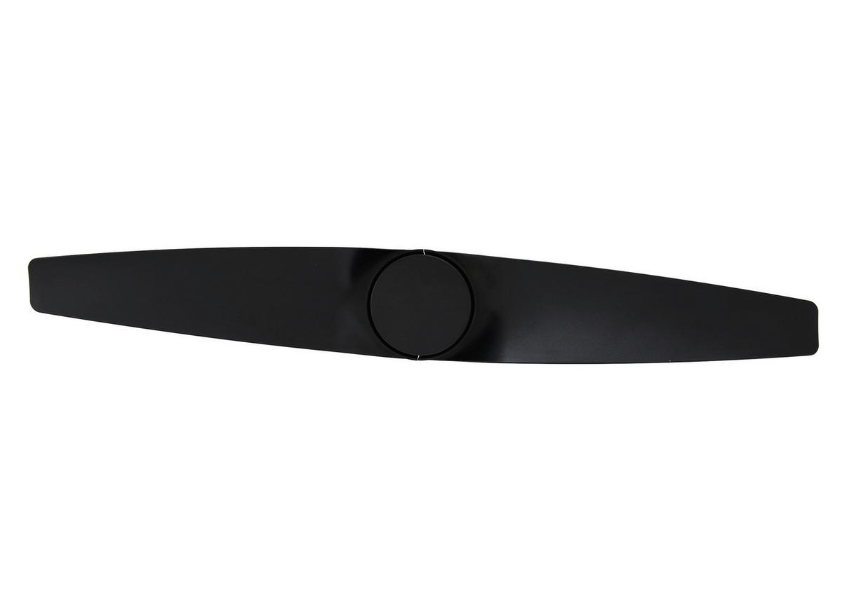 DECKENVENTILATOR     - Schwarz, Basics, Kunststoff (137/27/137cm)