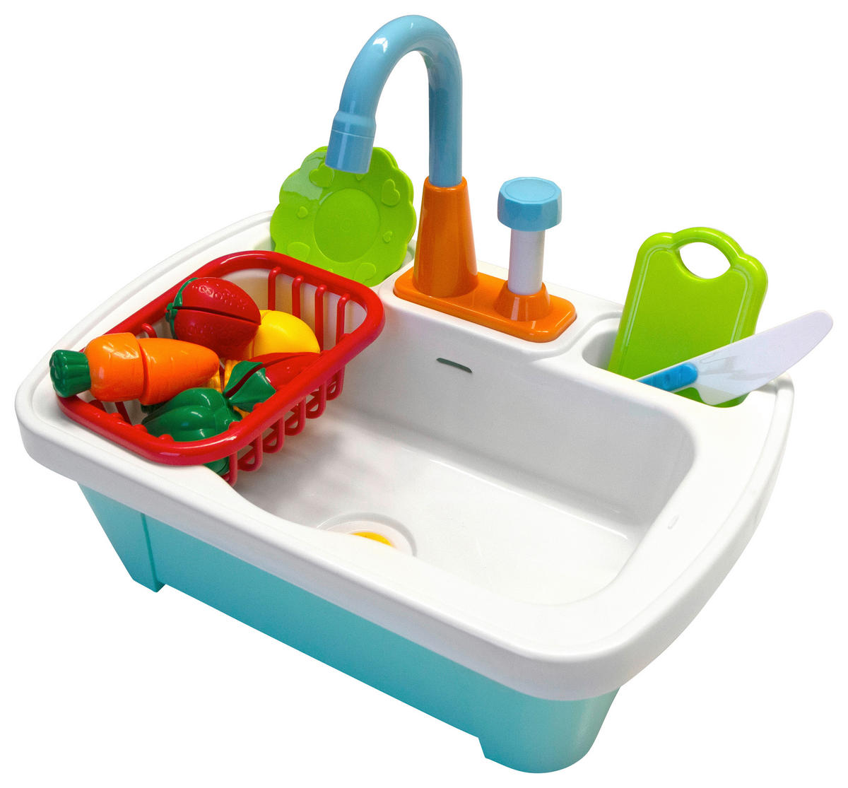 TILLBEHÖR LEKSAKSKÖK - vit/blå, Klassisk, plast (40/30/26cm)