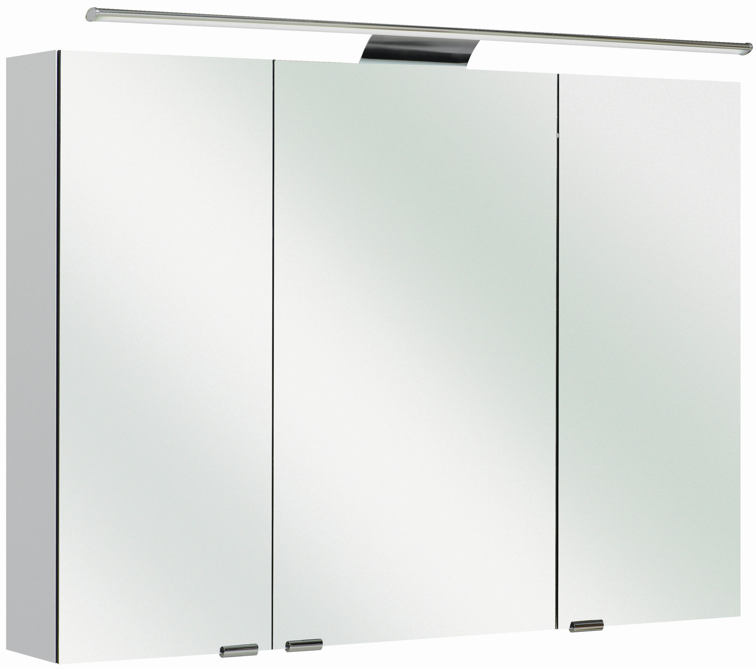 SPIEGELSCHRANK 100/70/16 cm  - Weiß, Basics, Glas/Holzwerkstoff (100/70/16cm) - Sadena