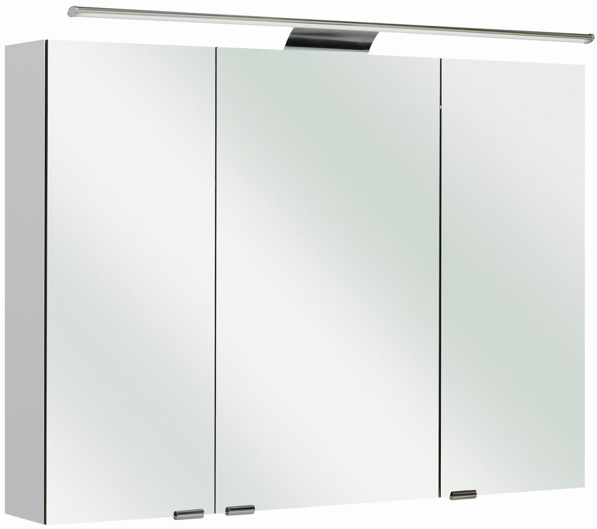 SPIEGELSCHRANK 100/70/16 cm  - Weiß, Basics, Glas/Holzwerkstoff (100/70/16cm) - Sadena