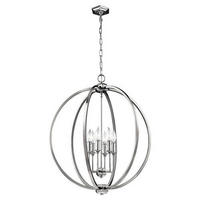 VISEČA SVETILKA  Elstead Corinne      62.2/86.4 cm      E14 - barve niklja, Konvencionalno, kovina (62.2/86.4cm) - Elstead Lighting