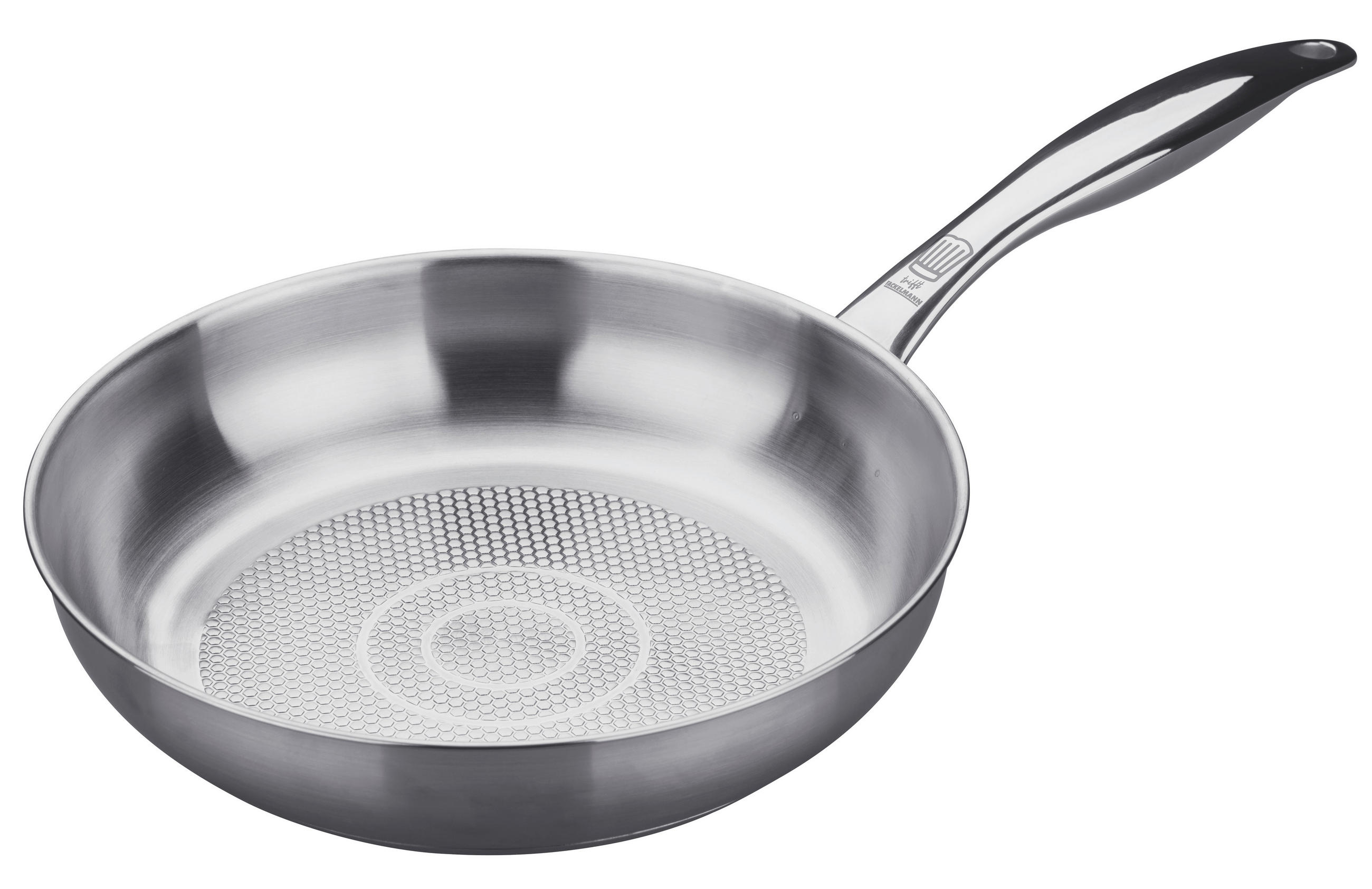 BRATPFANNE MÜNCHEN 24 cm  - Silberfarben, Basics, Metall (24cm) - Chefkoch+Fackelmann