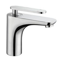 WASCHTISCHARMATUR 5,0/15,5/16,0 cm  - Chromfarben, Basics, Metall (5,0/15,5/16,0cm) - Xora