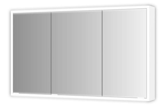 Xora Spiegelschrank Weiß 120x71.4x15.2 cm