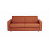 SCHLAFSOFA Flachgewebe Rot  - Chromfarben/Rot, KONVENTIONELL, Textil/Metall (195/84/100cm) - Bali