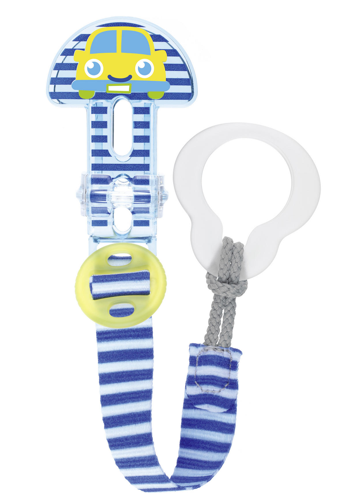 SCHNULLERCLIP  - Blau/Lila, Basics, Kunststoff (9,5/14,5/2,6cm) - MAM