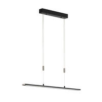 LED-HÄNGELEUCHTE    - Sandfarben/Schwarz, Design, Metall (6/90cm) - Fischer & Honsel