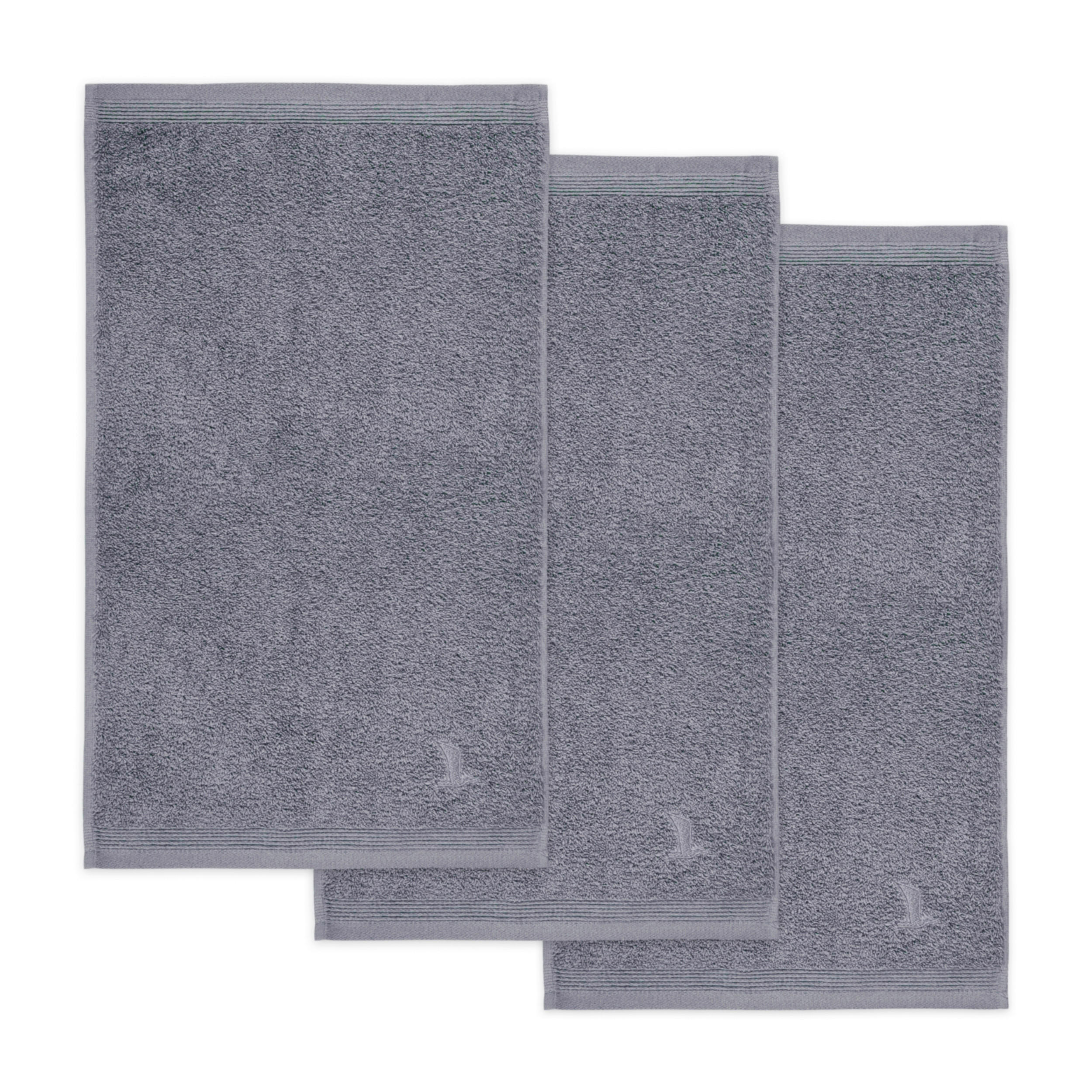 FROTTIERSET Grau 3-teilig  - Grau, Basics, Textil (30/50cm) - Moeve