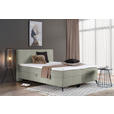 BOXBETT 160/200 cm  in Greige  - Greige/Schwarz, Design, Holz/Holzwerkstoff (160/200cm) - Xora