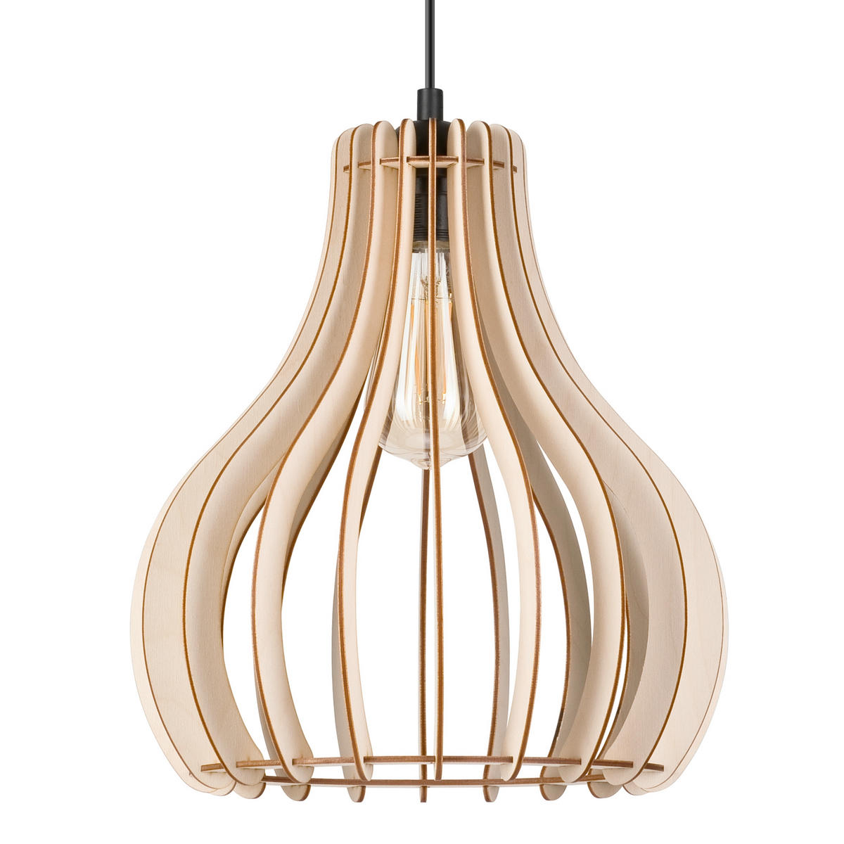 HÄNGELEUCHTE 29/120 cm  - Kernbuche, Natur, Holz (29/120cm)