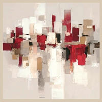 LEINWANDBILD Abstraktes 55/55 cm  - Multicolor, Basics, Holz/Papier (55/55cm) - Euroart