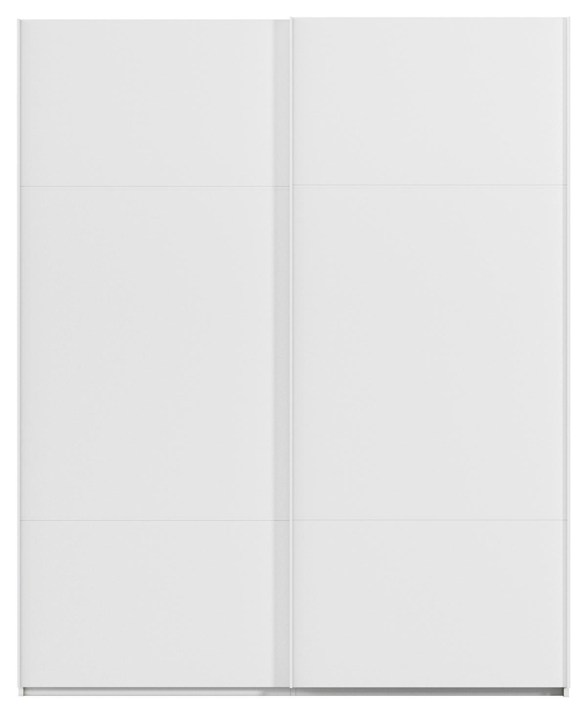 SCHWEBETÜRENSCHRANK in Weiss  - Weiss, Konventionell, Holzwerkstoff/Metall (162/223/68cm) - Novel