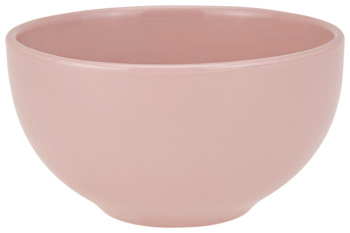 MISKA NA CEREÁLIE kamenina keramika  - staroružová, Konventionell, keramika (13/7cm) - Boxxx