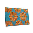 KOKOSMATTE 45/75 cm Mix Mats  - Hellbraun/Hellblau, Basics, Naturmaterialien/Kunststoff (45/75cm) - Esposa